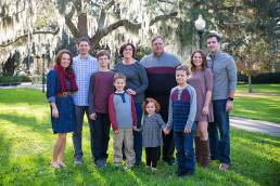 large family portrait gainesville, fl