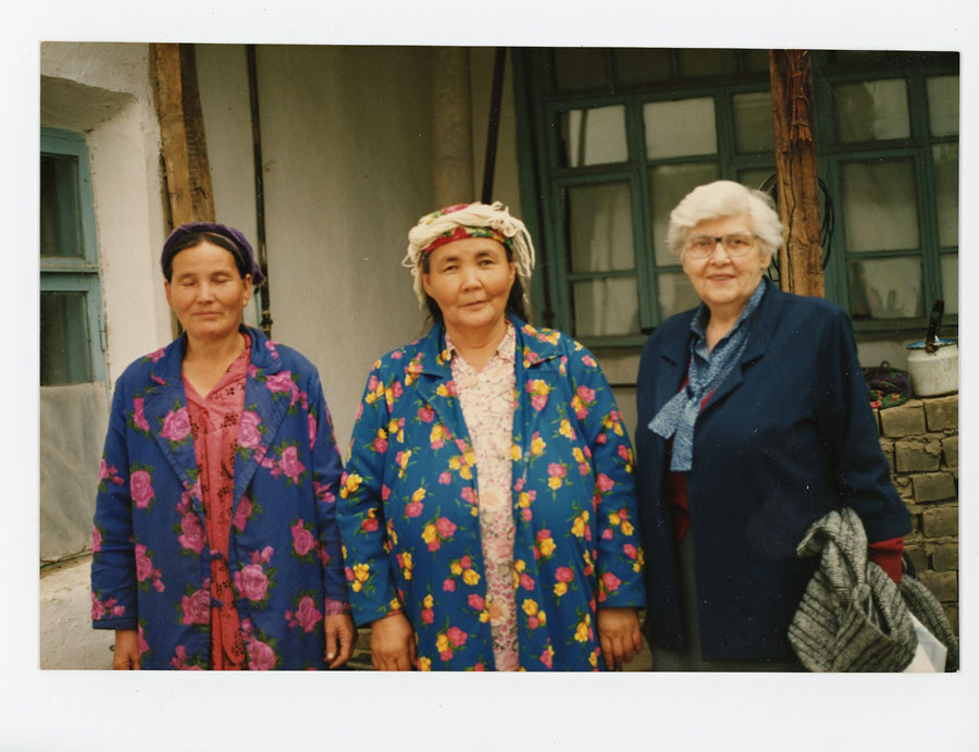My grandmother in Uzbekistan in 1991