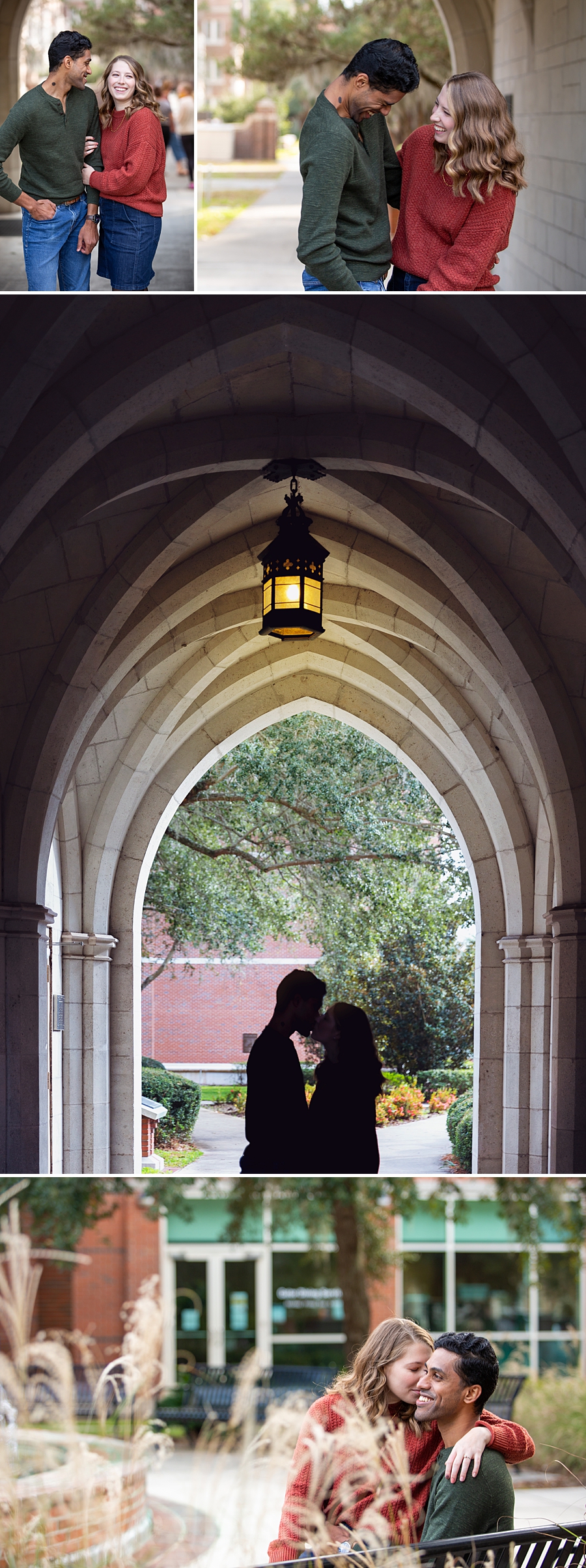 Engagement session on UF campus