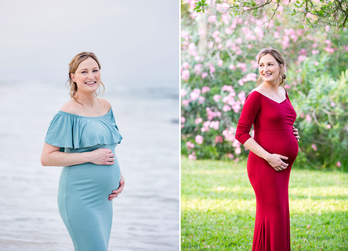 on-location maternity session